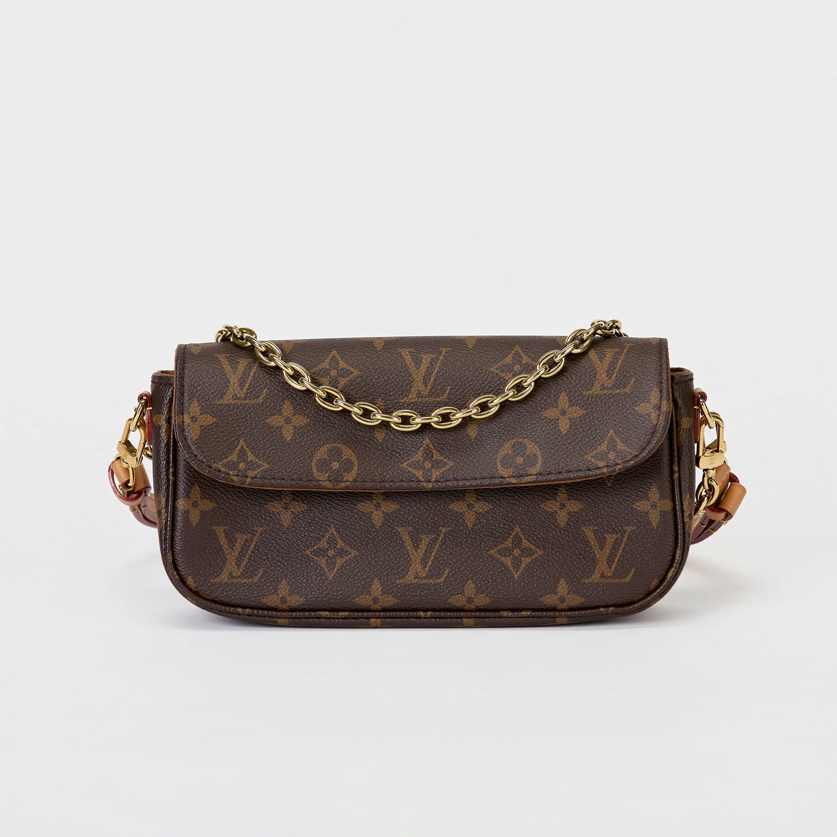 Louis Vuitton Wallet On Chain Monogram Canvas Gold Hardware Crossbody Bag