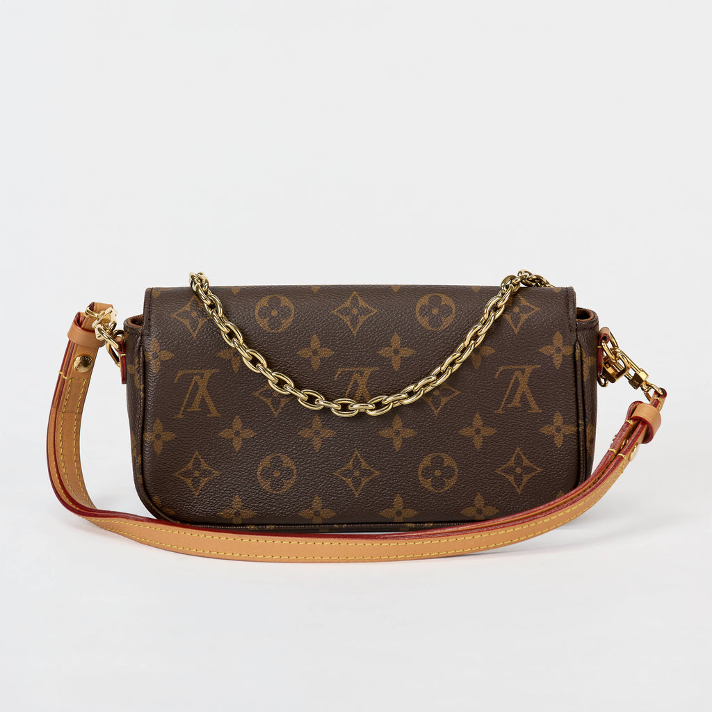 Louis Vuitton Wallet On Chain Monogram Canvas Gold Hardware Crossbody Bag