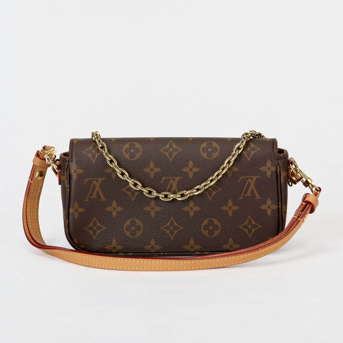 Louis Vuitton Wallet On Chain Monogram Canvas Gold Hardware Crossbody Bag