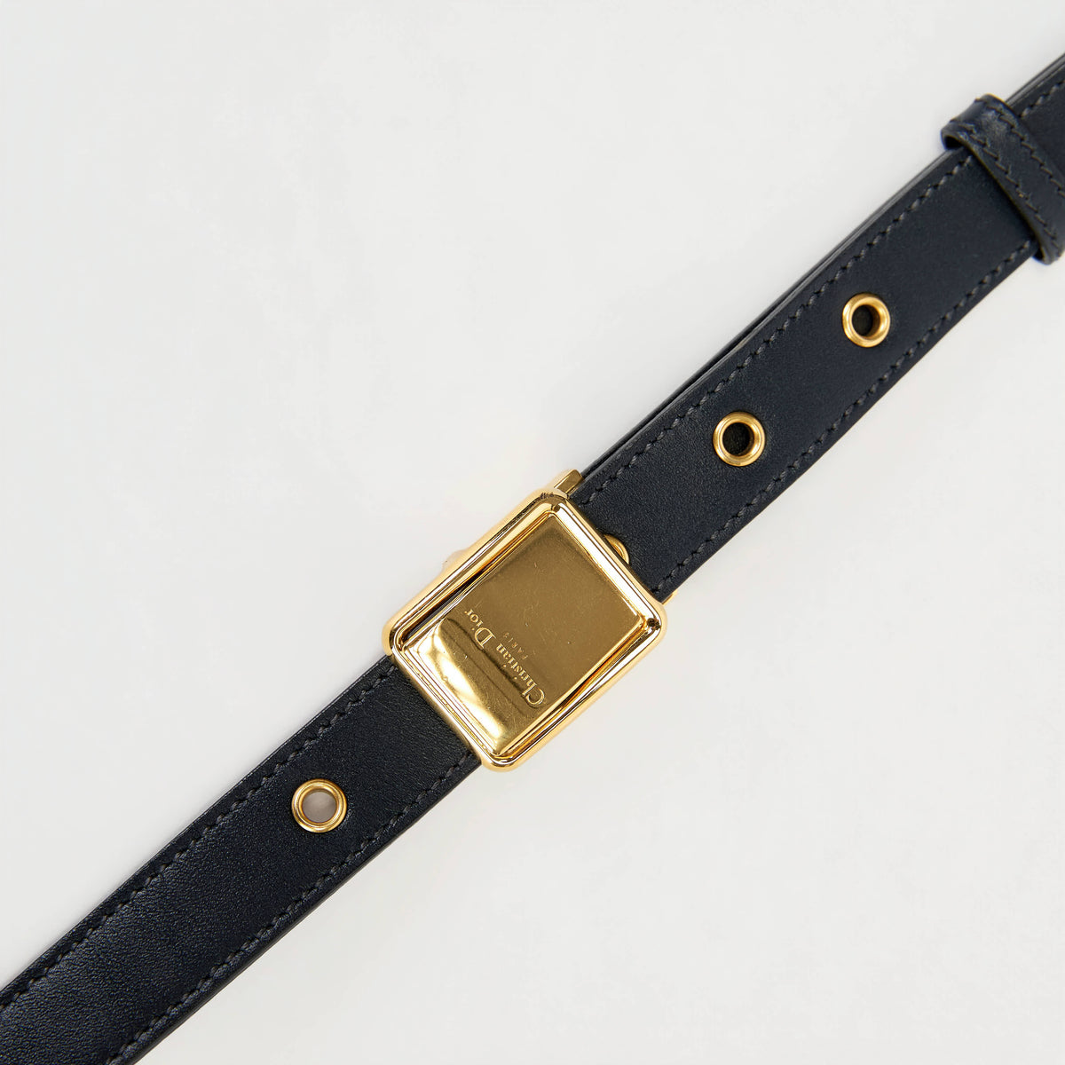 Dior 30 Montaigne Bag Blue Dior Oblique Canvas Gold‑Tone Hardware