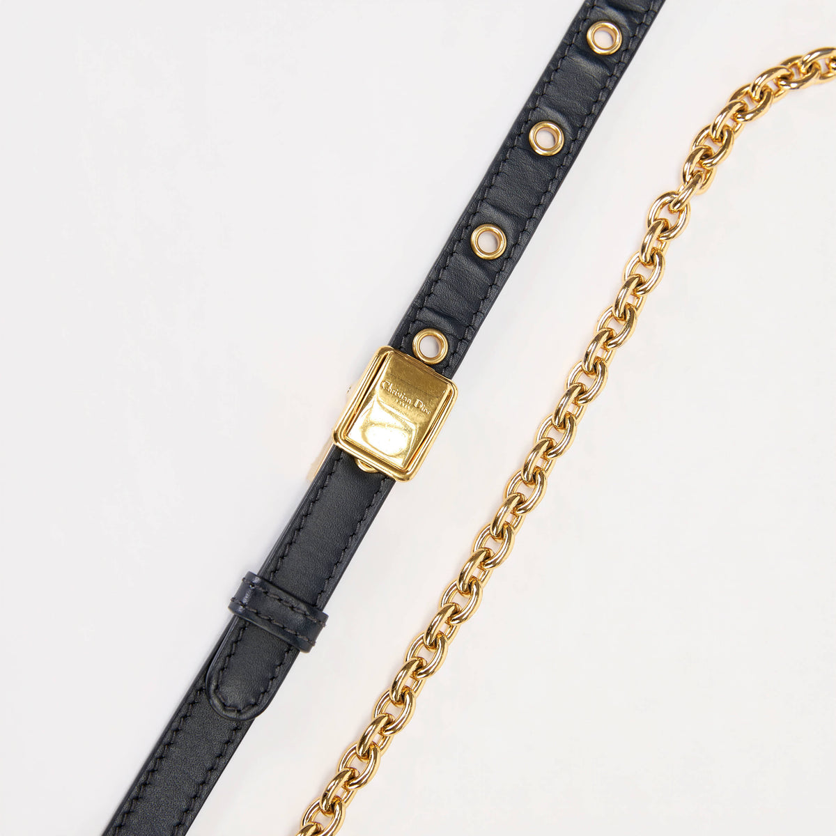 Dior 30 Montaigne Bag Blue Dior Oblique Canvas Gold‑Tone Hardware