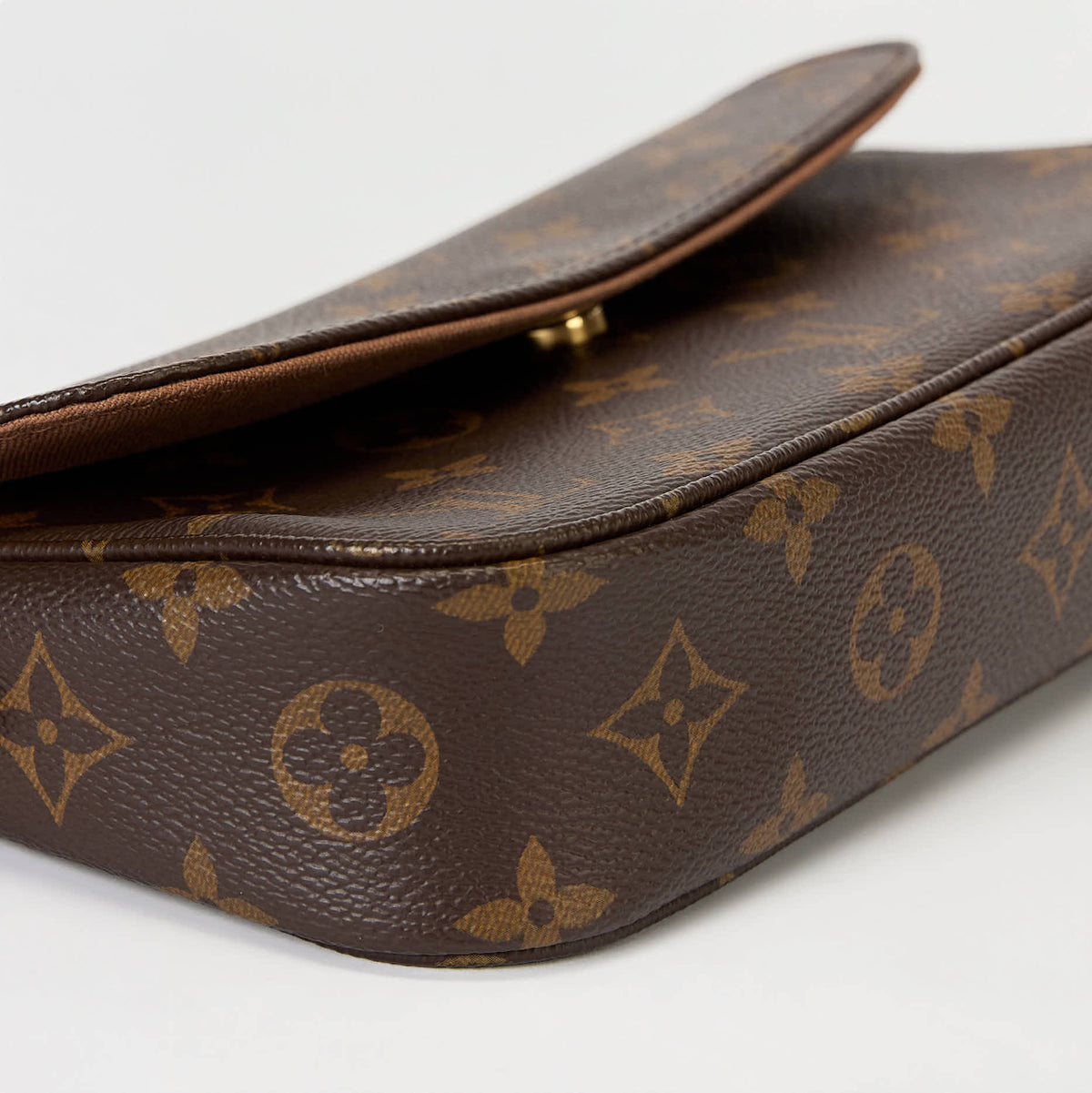 Louis Vuitton Wallet On Chain Monogram Canvas Gold Hardware Crossbody Bag