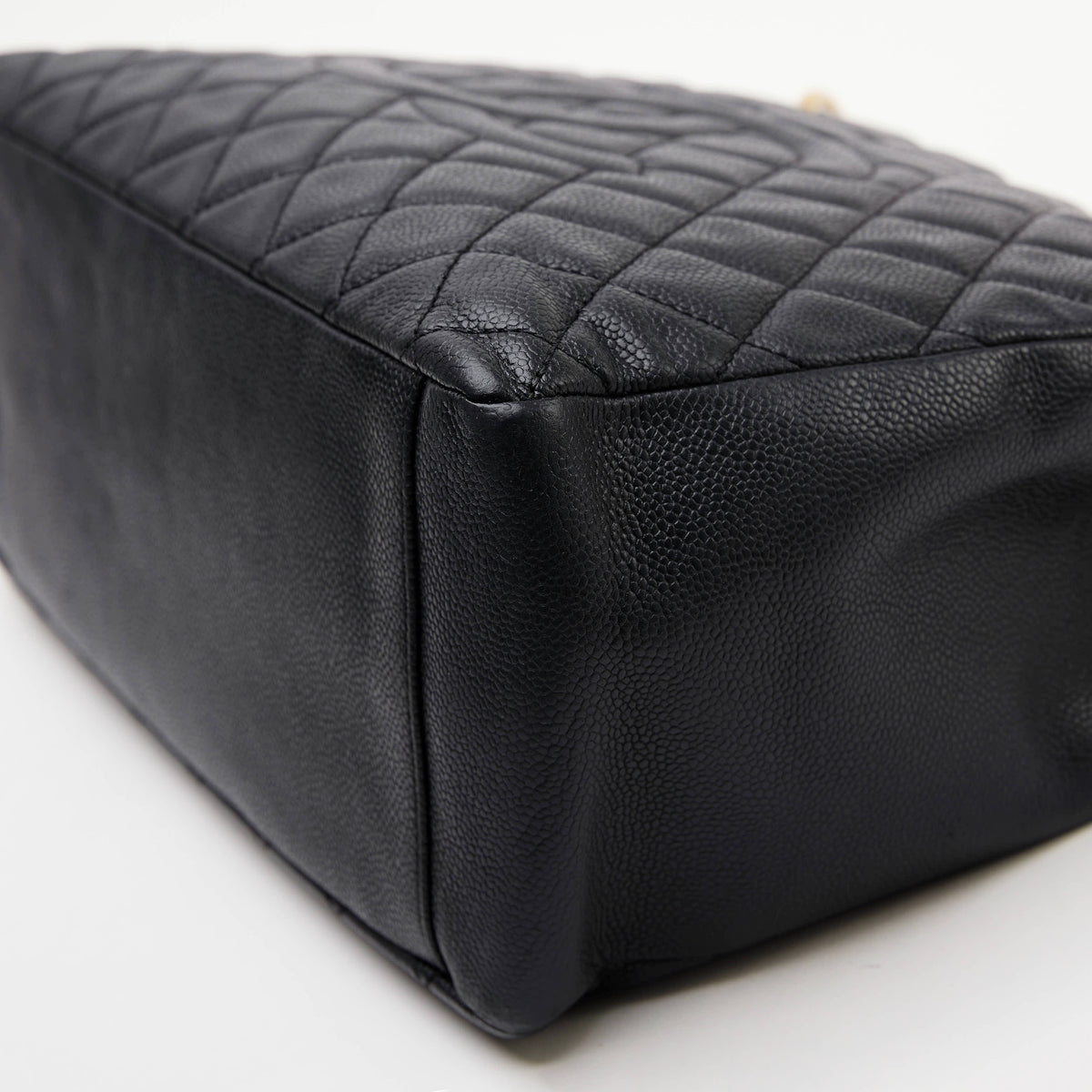 Chanel GST Grand Shopping Tote  Black Caviar Gold Hardware