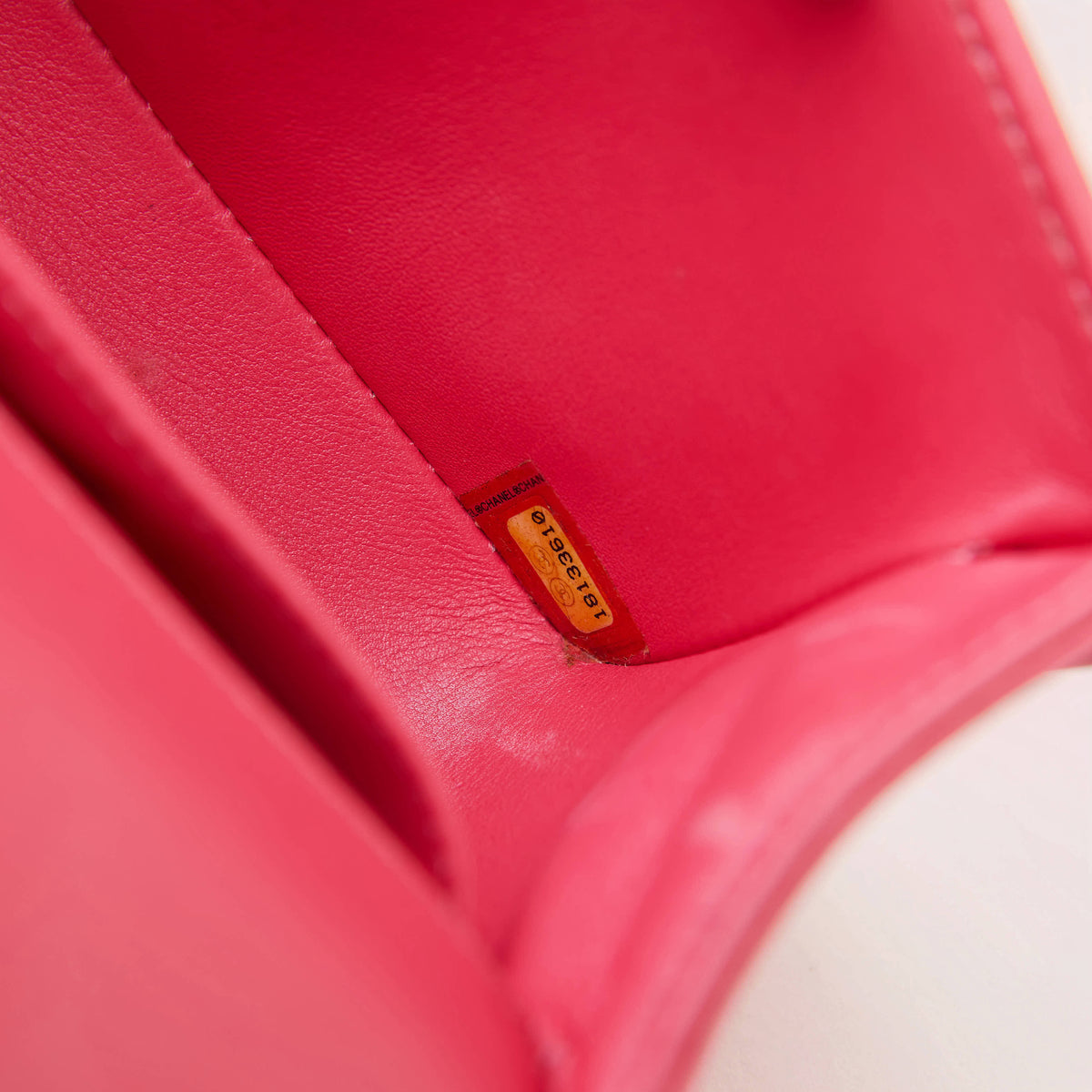 Chanel Le Boy Small Pink Stingray Leather Ruthenium Hardware