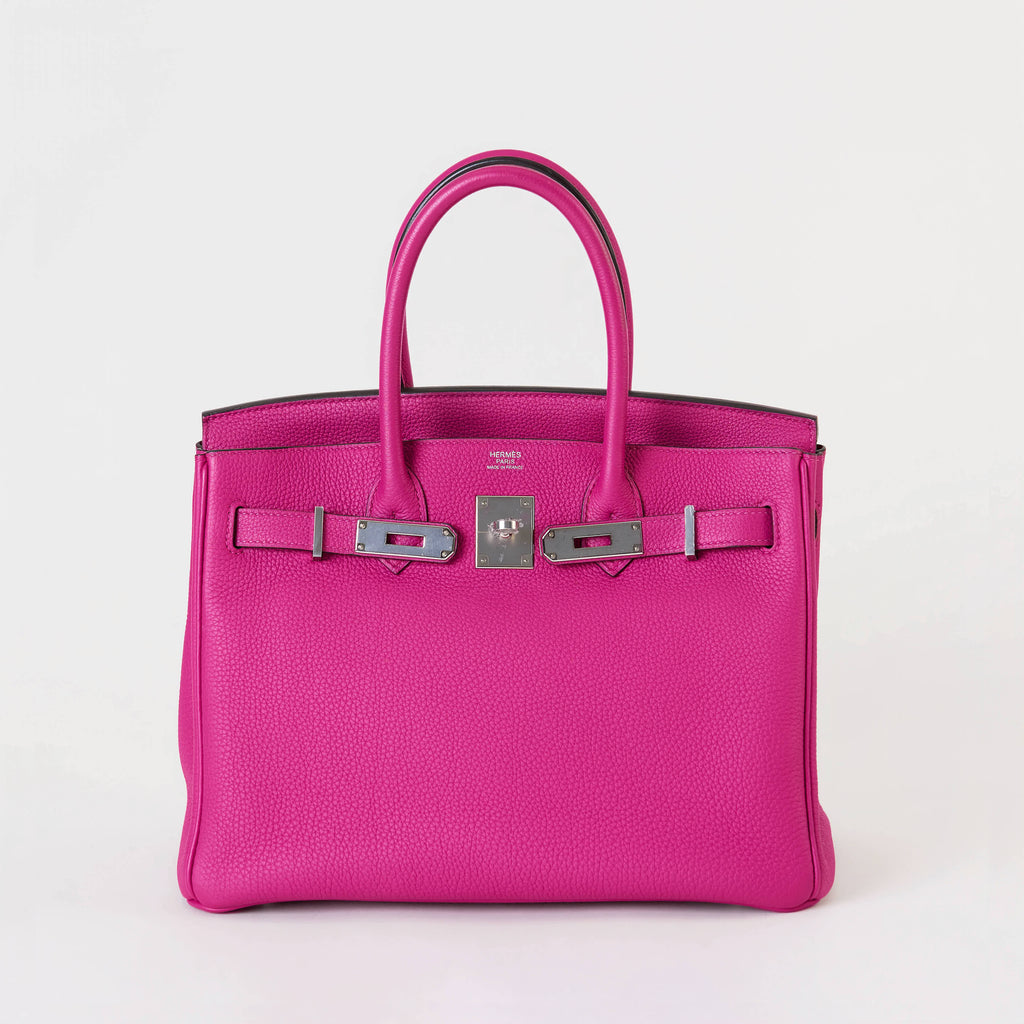 Hermès Birkin 30 Rose Tyrien Togo