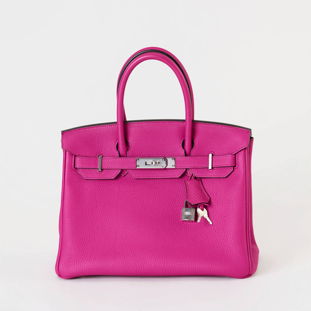 Hermès Birkin 30 Rose Tyrien Togo