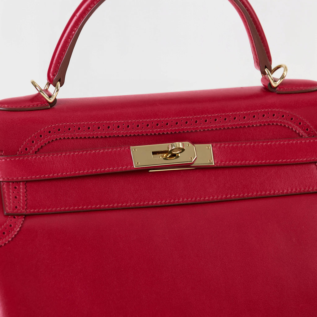 Hermès Kelly 32 Red Swift